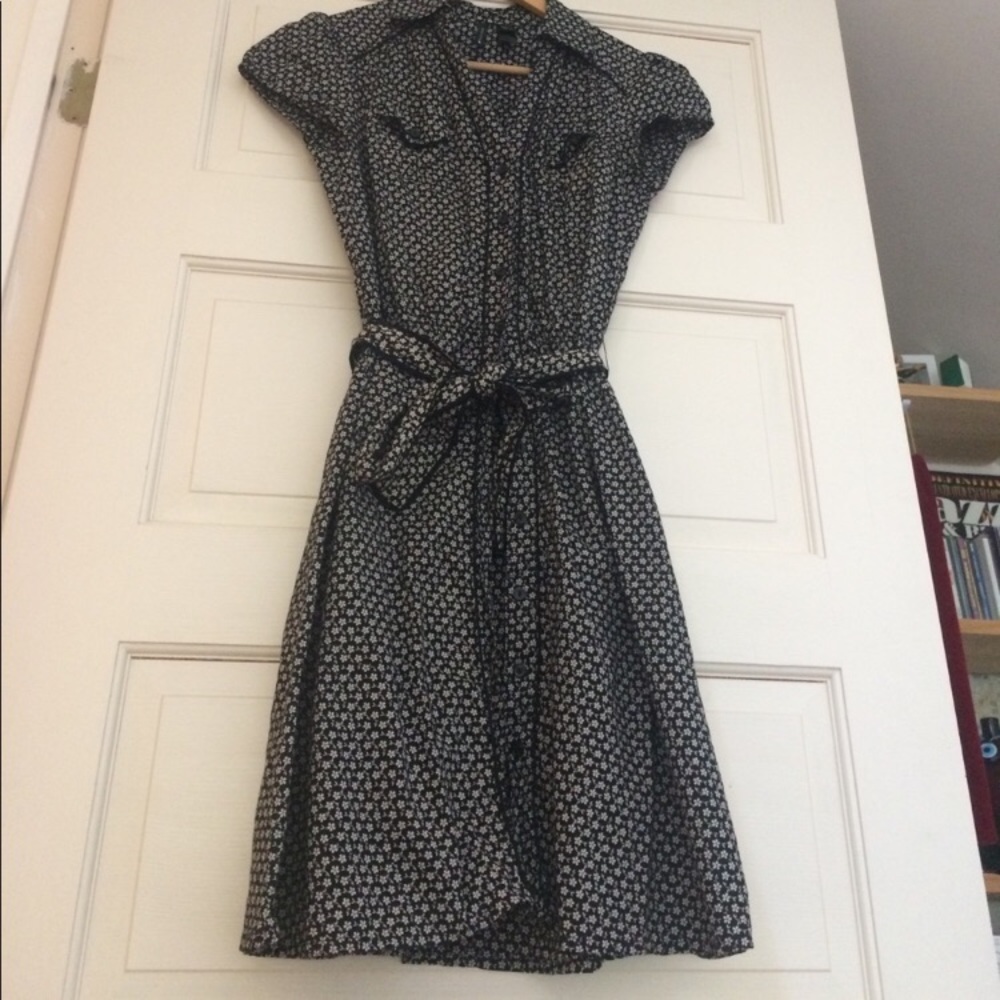 Cap sleeve cotton dress